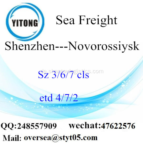 Shenzhen-Hafen LCL Konsolidierung zu Noworossijsk